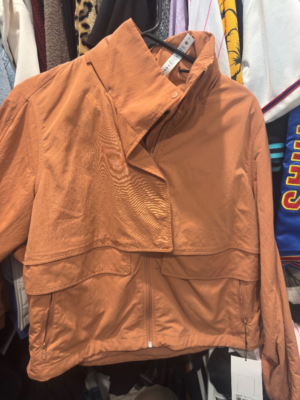 Lululemon always effortless jacket size 8 in desert sun